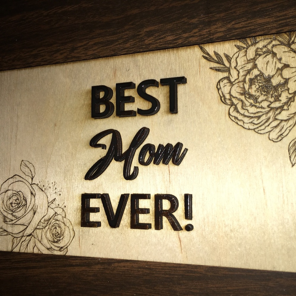 CUSTOM LASER ENGRAVED Dimensional Letters  Plaques Magnets